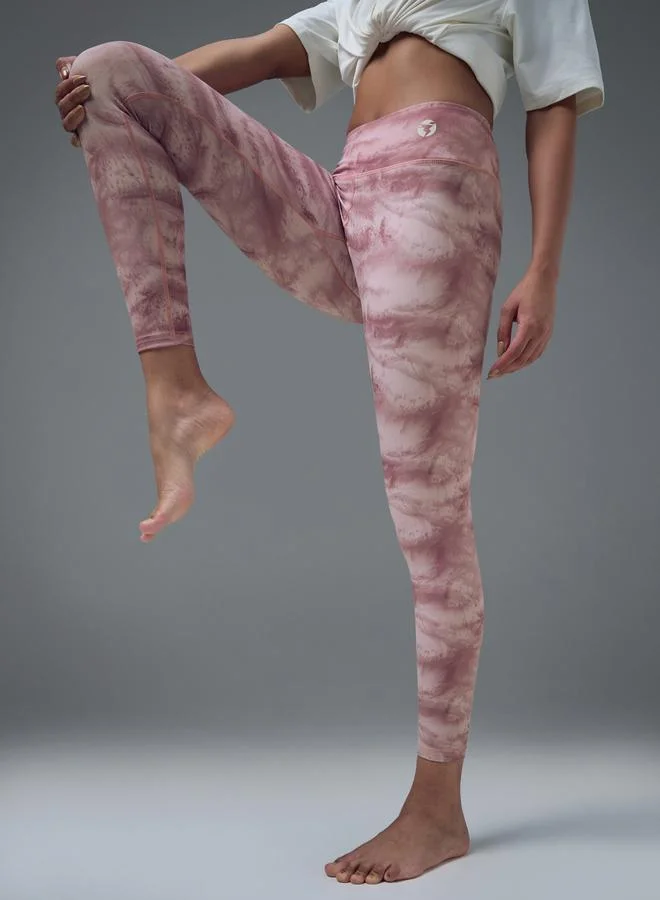 Technosport Women Printed 4-Way Stretch Tights